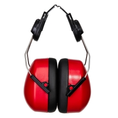 Coquilles anti-bruit clip-on pour casque de chantier Rouge – Portwest PW47