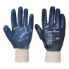 Gant entièrement enduit nitrile poignet tricot Marine – Portwest A300
