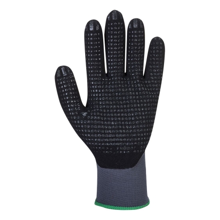 Gant enduit picots grip manipulation précision Gris/noir – Portwest A351