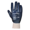 Gant entièrement enduit nitrile poignet tricot Marine – Portwest A300