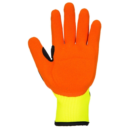Gant de protection impact nitrile avec renfort de paume Jaune/orange – Portwest A721