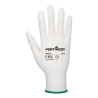 Gant nylon doigts enduits PU jauge 13 précision Blanc – Portwest A121