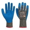 Gant anticoupures aramide revêtement latex résistance chaleur Noir/bleu – Portwest A611