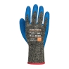 Gant anticoupures aramide revêtement latex résistance chaleur Noir/bleu – Portwest A611
