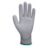 Gant anti-coupure niveau C paume enduite PU Gris – Portwest A622