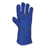 Gant soudeur croûte de cuir protection chaleur et soudage Bleu – Portwest A510