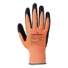 Gant tricoté enduction mousse nitrile anti-coupure Ambre – Portwest A643
