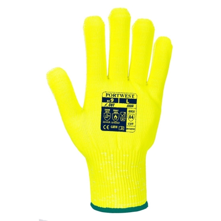 Gant anti-coupure haute performance résistant à la chaleur Jaune – Portwest A688