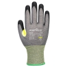 Gant anti-coupures niveau E enduit mousse nitrile jauge 21 Gris/noir – Portwest A652