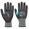 Gant anti-coupure niveau E jauge 18 revêtement PU Noir – Portwest A660