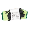 Gant anti-coupure niveau D enduit PU doublure sans couture Jaune/noir – Portwest AB625, lot de 12 paires