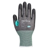 Gant anti-coupure niveau E jauge 18 revêtement PU Noir – Portwest A660