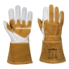 Gant de soudage professionnel cuir pleine fleur doublure polaire Brun – Portwest A540