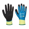 Gant enduit double couche nitrile anti-coupure niveau D Bleu/noir – Portwest AP50
