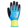 Gant enduit double couche nitrile anti-coupure niveau D Bleu/noir – Portwest AP50
