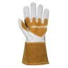 Gant de soudage professionnel cuir pleine fleur doublure polaire Brun – Portwest A540