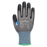 Gant anti-coupures niveau D nitrile mousse jauge 15 Gris/noir – Portwest A644