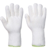 Gant anti-chaleur contact 250°C en meta-aramide sans coutures Blanc – Portwest A590, vendu à l'unité (1 gant)