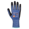 Gant anti-coupure niveau C sans couture enduit nitrile sablé Bleu/noir – Portwest AP52