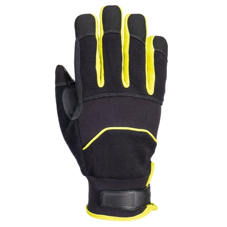 Gant anti-piqûre résistance perforation niveau 5 Noir/jaune – Portwest A792