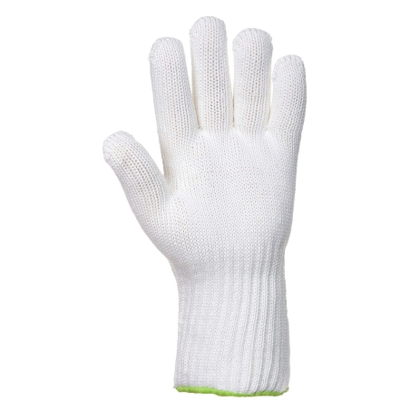 Gant anti-chaleur contact 250°C en meta-aramide sans coutures Blanc – Portwest A590, vendu à l'unité (1 gant)