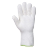 Gant anti-chaleur contact 250°C en meta-aramide sans coutures Blanc – Portwest A590, vendu à l'unité (1 gant)