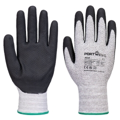 Gant enduit mousse nitrile respirant calibre 13 Gris/noir – Portwest A312, lot de 12 paires