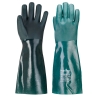 Gant PVC double trempage 45 cm protection chimique Vert – Portwest A845