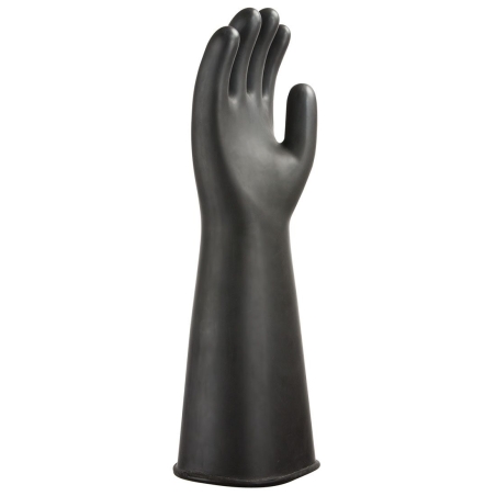Gant caoutchouc latex lourd résistance chimique et abrasion Noir – Portwest A802