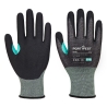 Gant anti-coupures niveau E nitrile mousse jauge 18 Noir – Portwest A661