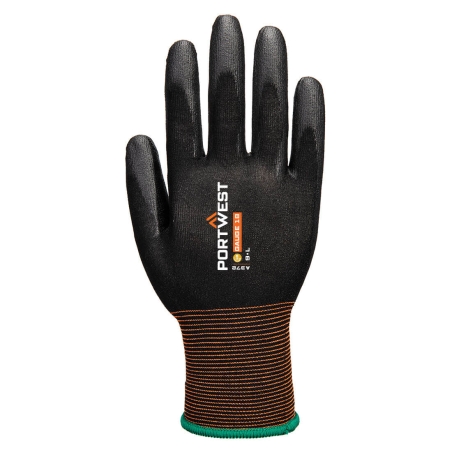 Gant enduit PU jauge 18 manipulation de précision Noir – Portwest A372