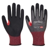 Gant anti-coupure nitrile haute visibilité jauge 18 Noir – Portwest A673