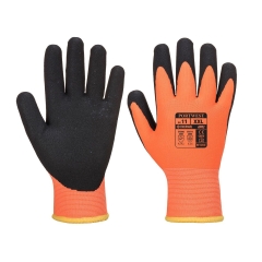 Gant thermo imperméable paume sablée anti-froid Orange/noir – Portwest AP02
