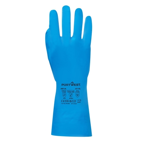 Gant nitrile contact alimentaire haute dextérité Bleu – Portwest A814