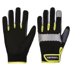 Gant usage général haute performance PW3 Noir/jaune – Portwest A770