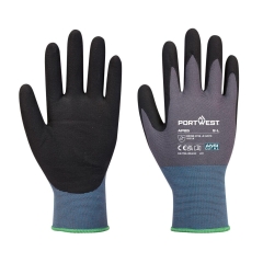 Gant NPR Pro mousse nitrile antiabrasion Noir/gris – Portwest AP65