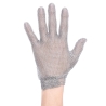 Gant de protection en cotte de mailles anti-coupure Argent – Portwest AC01, vendu à l'unité (1 gant)