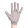 Gant de protection en cotte de mailles anti-coupure Argent – Portwest AC01, vendu à l'unité (1 gant)