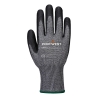 Gant anti-coupure niveau F enduit PU Essential Gris/noir – Portwest AB664, lot de 12 paires