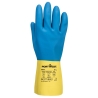 Gant latex double enduction antidérapant Jaune/bleu – Portwest A801