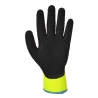 Gant thermique enduit mousse de latex Soft Grip Jaune/noir – Portwest A143