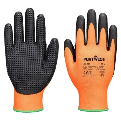 Gant hiver résistant aux coupures et au froid Orange/noir – Portwest A148, lot de 12 paires