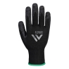 Gant anti-piqûre maille d'acier latex crinkle niveau 5 Noir – Portwest A793