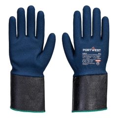 Gant de protection thermique et anti-coupure niveau C Gris/bleu – Portwest A304