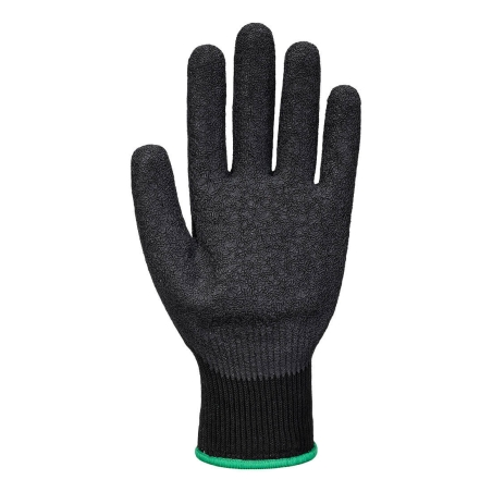 Gant anti-piqûre maille d'acier latex crinkle niveau 5 Noir – Portwest A793