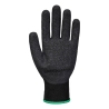 Gant anti-piqûre maille d'acier latex crinkle niveau 5 Noir – Portwest A793