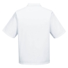 Chemise de boulanger manches courtes sans poche polycoton Blanc – Portwest 2209