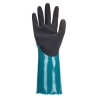 Gant manchette nitrile sablé résistant milieux huileux et humides Bleu/noir – Portwest AP60