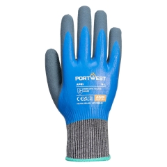 Gant anticoupure enduit latex double couche niveau D Bleu – Portwest AP81