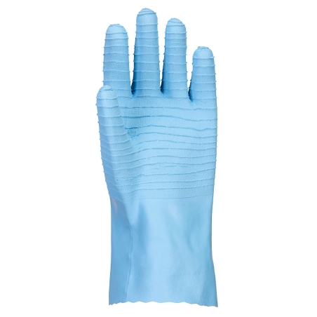 Gant gantelet latex résistant chimique industrie alimentaire Bleu – Portwest AP75